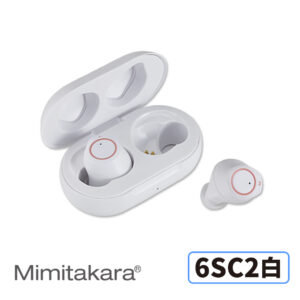 MIMITAKARA★耳寶隱密耳內型降噪輔聽器6SC2 (白)